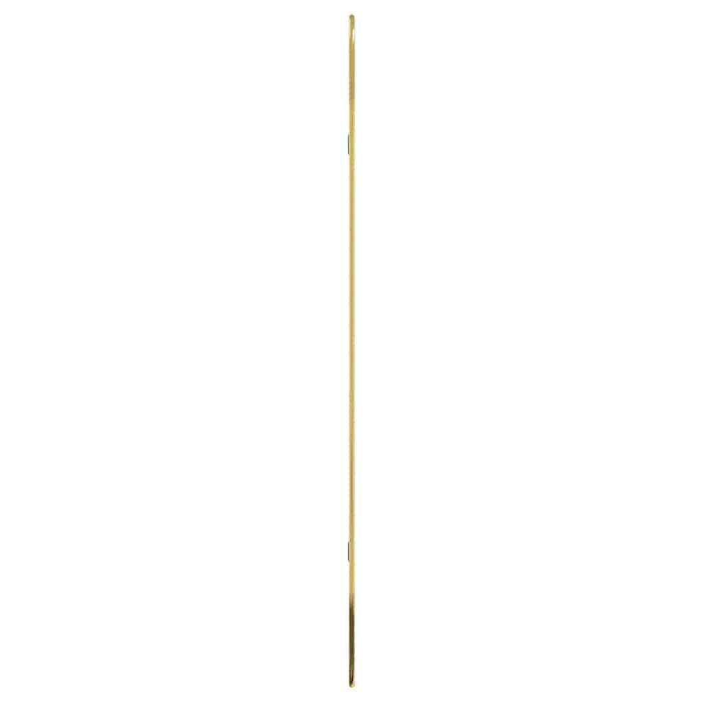 vidaXL Wandspiegel Golden 100x45 cm Oval