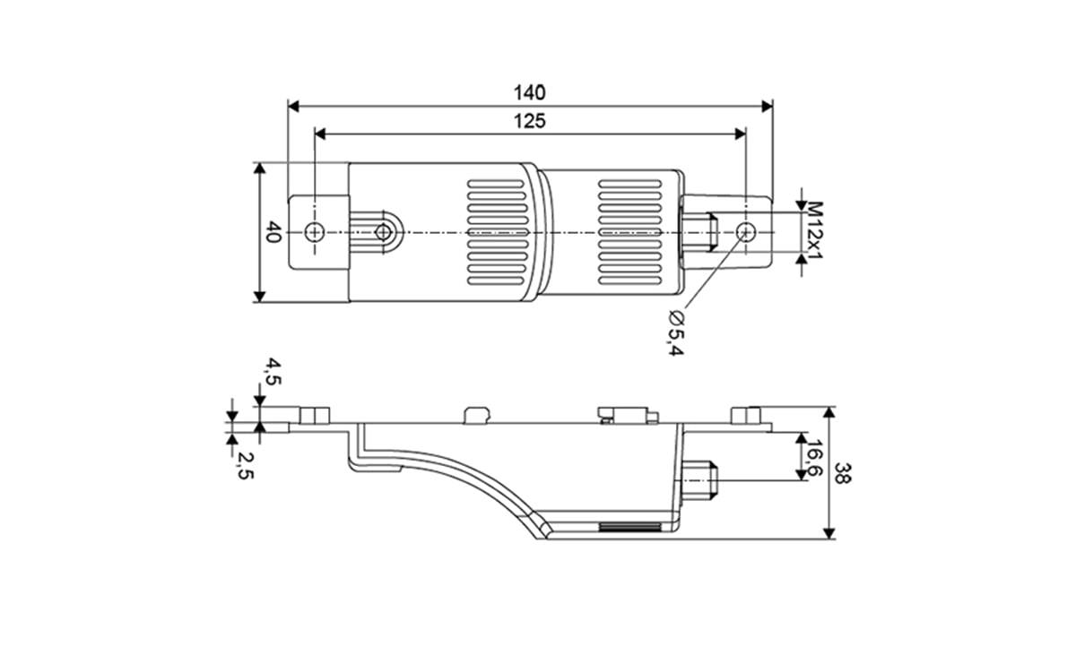 Temperatur- & Feuchtesensor (Luft) - M12,Kontakte vergoldet,4-Polig - AH002 - autosen