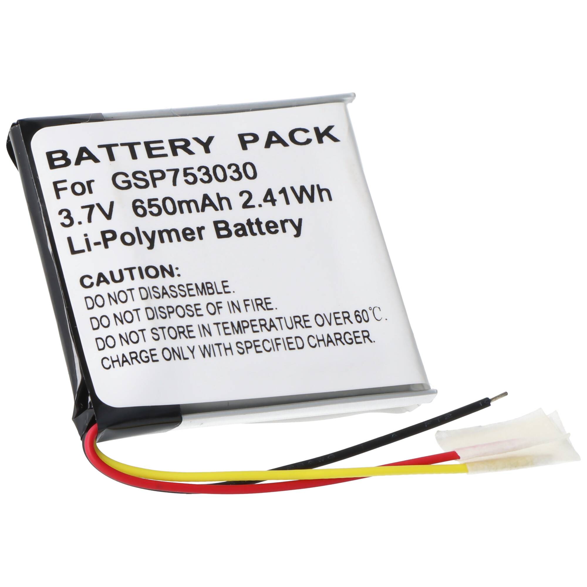 Akku passend für JBL Everest Elite 300, Li-Polymer, 3,7V, 650mAh, 2,4Wh