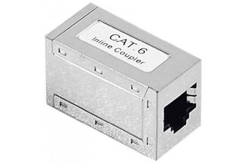 Dexlan Modularadapter, Cat.6, RJ45 Bu./Bu., geschirmt