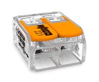 Wago 221-612, Gerade, 450 V, Orange, Transparent, EN 60664