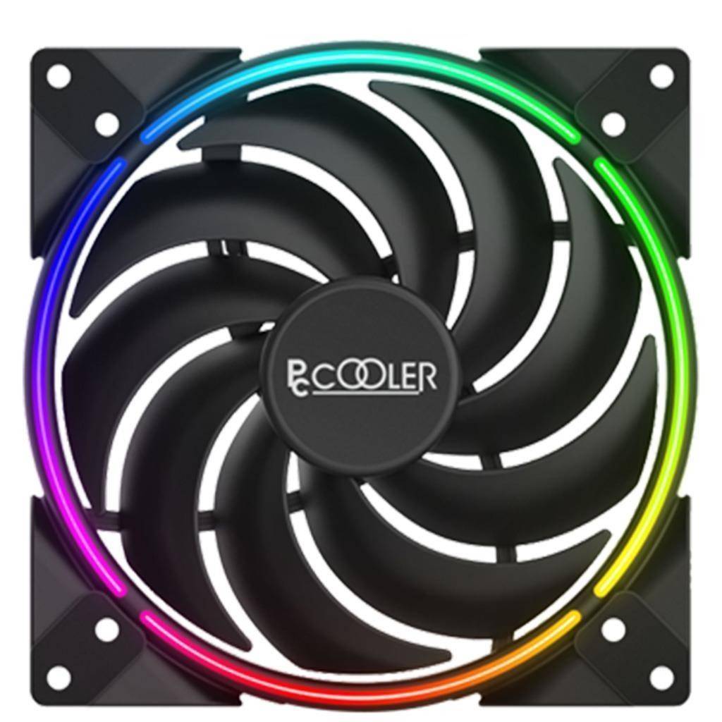 Pccooler MAX 140mm Gehäuselüfter in RGB - Ventilator - 14 cm - 1000 RPM - 2000 RPM - 29,1 dB - 72 cf