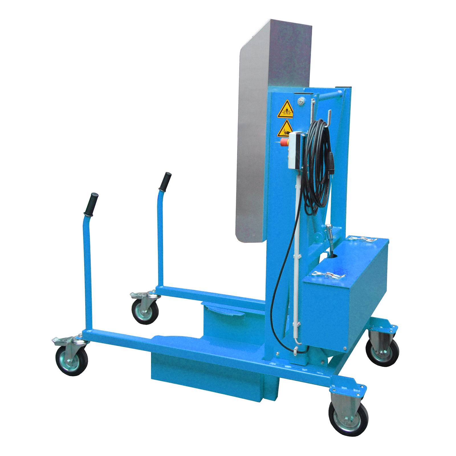 Mülltonnen-Kippstation MKS-230V, lackiert, Lichtblau