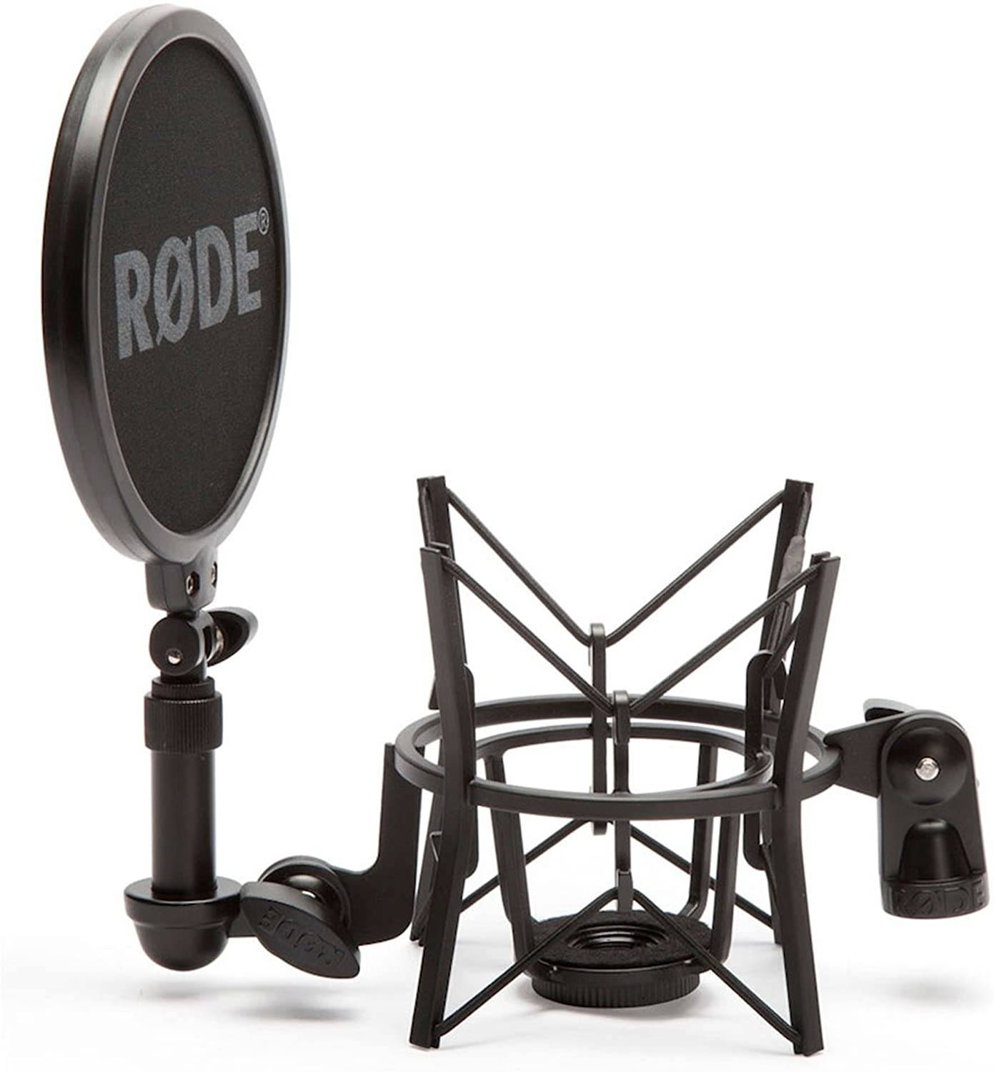 RODE - RØDE SM6, Mikrofon-Stoßhalterung, Rode, K2, NTK, NT2000, NT2-A, NT1000, NT1, NT1-A, Schwarz, 133 mm, 210 mm