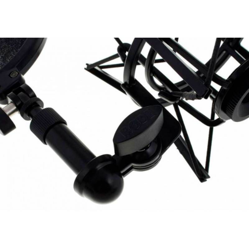 RODE - RØDE SM6, Mikrofon-Stoßhalterung, Rode, K2, NTK, NT2000, NT2-A, NT1000, NT1, NT1-A, Schwarz, 133 mm, 210 mm
