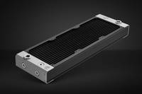 EK Water Blocks 3831109838426, Radiator, Messing, Kupfer, Edelstahl, Schwarz, 1/4 Zoll, 1 bar, 130 mm