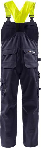 Fristads Schweisser-Latzhose 1029 WEL - Marine/Gelb/C50 131165-556-C50
