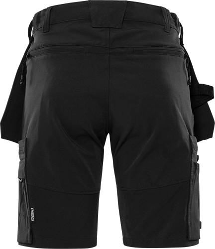 Fristads Handwerker-Stretch-Shorts 2598 LWS - Schwarz/C54 134119-940-C54
