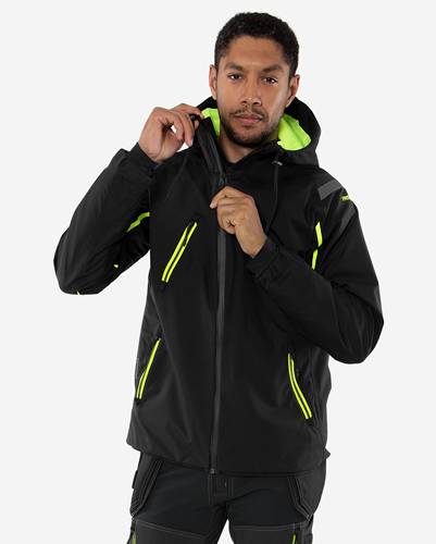 Fristads GORE-TEX Jacke 4864 GXP - Schwarz/Gelb/3XL 131287-982-3XL