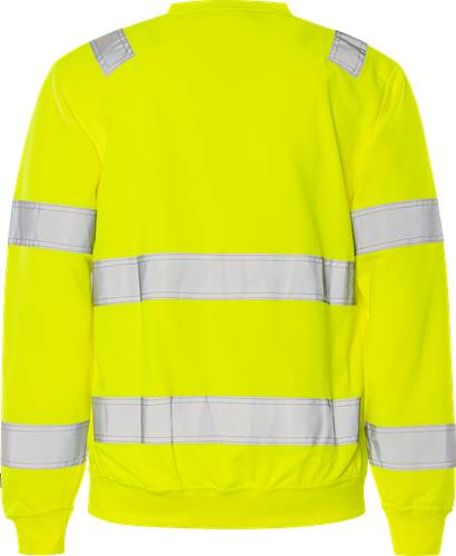Fristads High Vis Sweatshirt Kl. 3 7446 SHV - Warnschutz-Gelb/XL 110151-130-XL