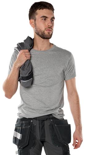 Fristads Acode T-Shirt 1911 BSJ - Hellgrau/4XL 100239-910-4XL