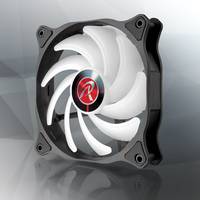 RAIJINTEK - EOS 12 RBW ADD Lüfter 2er-Set inkl. Controller - schwarz 120mm - Gehäuse-Lüfter - 1.800 rpm