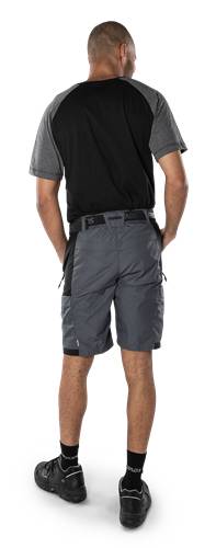 Fristads Service-Stretch-Shorts 2543 LWR - Grau/Schwarz/C62 133276-896-C62