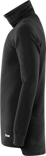 Fristads Zipper-T-Shirt Langarm 742 PC - Schwarz/L 127357-940-L