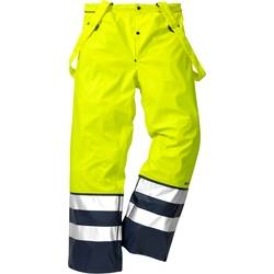 HI-VIS Regenbundhose Gr. L Warnschutz gelb/marine, 100% Polyester ca. 170 g/m²