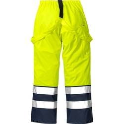 HI-VIS Regenbundhose Gr. M Warnschutz gelb/marine, 100% Polyester ca. 170 g/m²