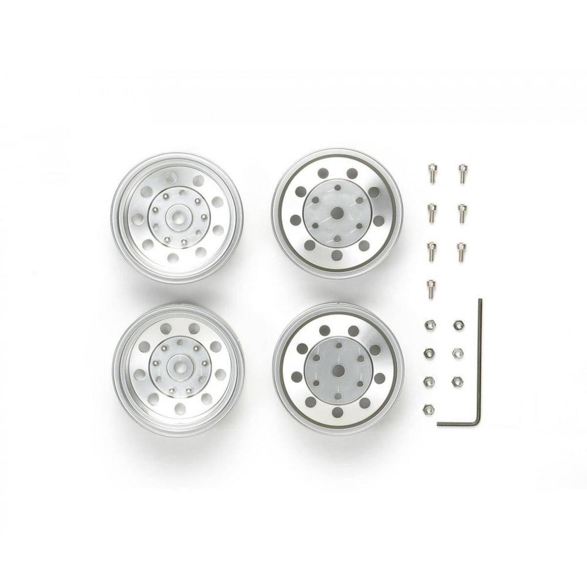 300056518 - 1:14 Truckfelgen (2) hinten Chrom matt