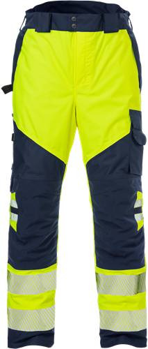 Fristads High Vis Airtech® Überhose Kl. 2 2515 GTT - Warnschutz-Gelb/Marine/4XL 127662-171-4XL