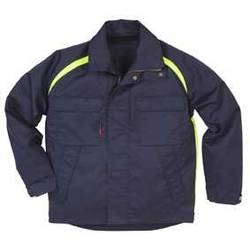 Schweißerjacke 100334-540 Gr. M dunkelblau, 75% BW / 25% Poly. ca. 340 g/m²,