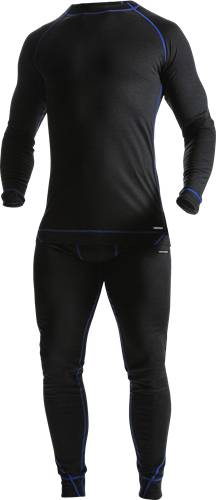 Fristads T-Shirt Merino Langarm 7517 MW - Schwarz/2XL 127442-940-2XL