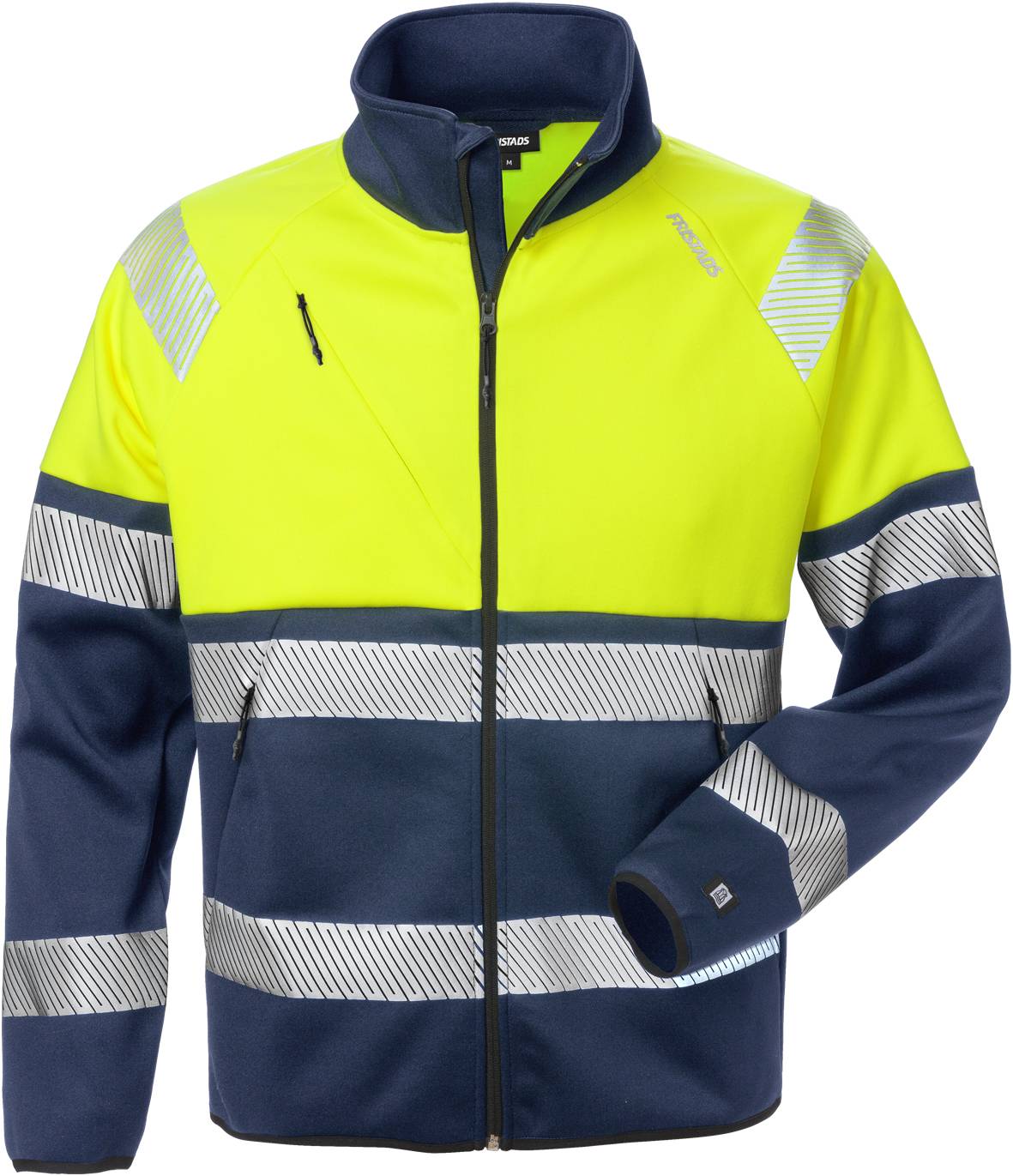 Fristads 129509-171-S High Vis Sweatjacke, Kl. 1 4517 SSL Dynamic Reißverschluss