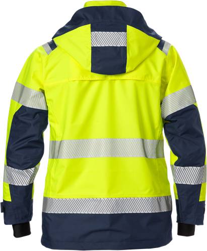 Fristads High Vis Airtech® Außenjacke Damen Kl. 3 4518 GTT - Warnschutz-Gelb/Marine/S 127663-171-S