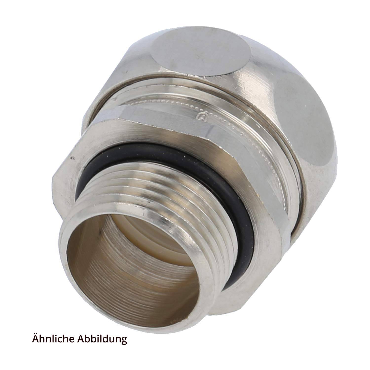 15126042040 FLEXA RGE-M Metallverschraubung gerade für EMV-PA Gewinde M40x1,5 für Schlauch-Außendurchmesser 42,5mm für