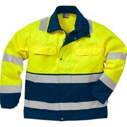 HI-VIS Jacke 100001-171 Gr. L gelb/marine, 70%PES/30%BW, ca. 300 g/m² EN 20471,