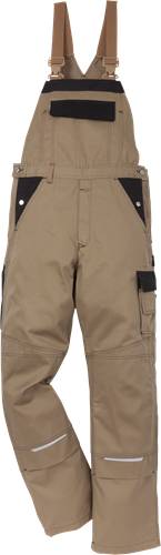 Fristads Icon Two Latzhose 1009 LUXE - Khaki/Schwarz/D108 100806-299-D108
