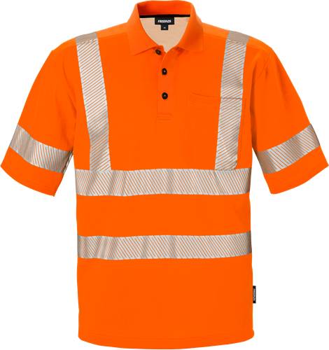 Fristads High Vis Poloshirt Kl. 2 7406 GPHV - Warnschutz-Orange/XS 100972-230-XS