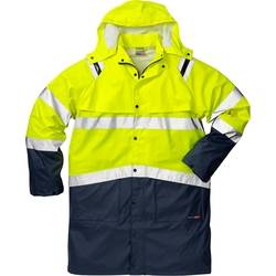 HI-VIS Regenmantel 114040-171 Gr. XS Warnschutz gelb/marine, 100% Polyester ca.