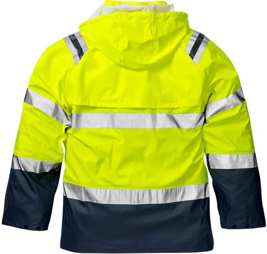 Fristads High Vis Regenjacke Kl. 3 4624 RS - Warnschutz-Gelb/Marine/XL 114041-171-XL