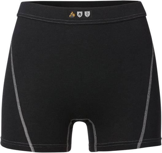 Fristads Flamestat Boxershorts Damen 7022 MOF - Schwarz/S 122230-940-S