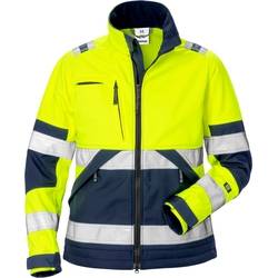 Hi-Vis Softshell-Jacke Damen 4183 Gr. S gelb/marine, 100% Poly. WYH, ca. 305