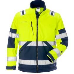 HI-VIS Softshelljacke 125024-171 Gr. 2XL gelb/marine, 100% Polyester ca. 305