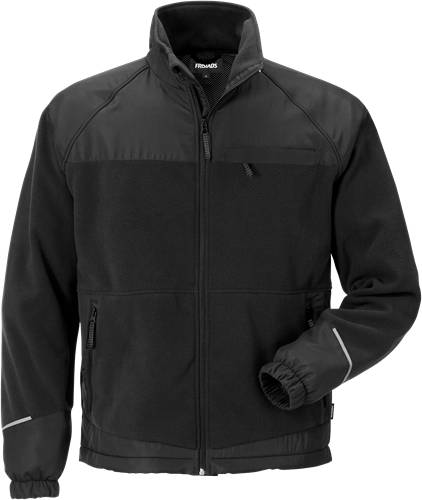 Fristads Winddichte Fleecejacke 4411 FLE - Schwarz/M 115683-940-M