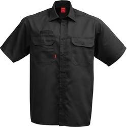 Kansas-Legacy-Hemd kurzarm Gr. M schwarz, 65% Poly/35% BW ca. 295 g/m²