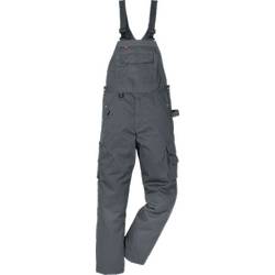 Latzhose ICON ONE 113101-941-C150 dunkelgrau, 295 g/m² 65% PES / 35% BW