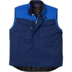 Weste Icon 113161-576 Gr. S marine/königsblau, Luxe-Qualität 65% Poly./35% BW,