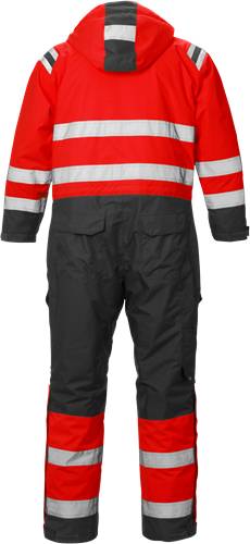 Fristads High Vis Airtech® Winteroverall Kl. 3 8015 GTT - Warnschutz-Rot/Schwarz/L 119627-396-L