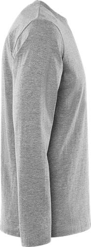 Grauer Stoff mit weicher, strukturierter Oberfläche, möglicherweise Teil eines Kleidungsstücks wie einer Hose oder eines Hemdes.