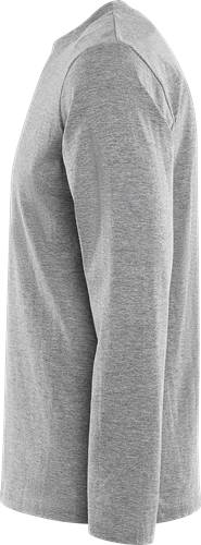 Eine Nahaufnahme von grauem Sweatpants-Stoff, die Textur und Webestruktur zeigt und Komfort und lässigen Stil hervorhebt.