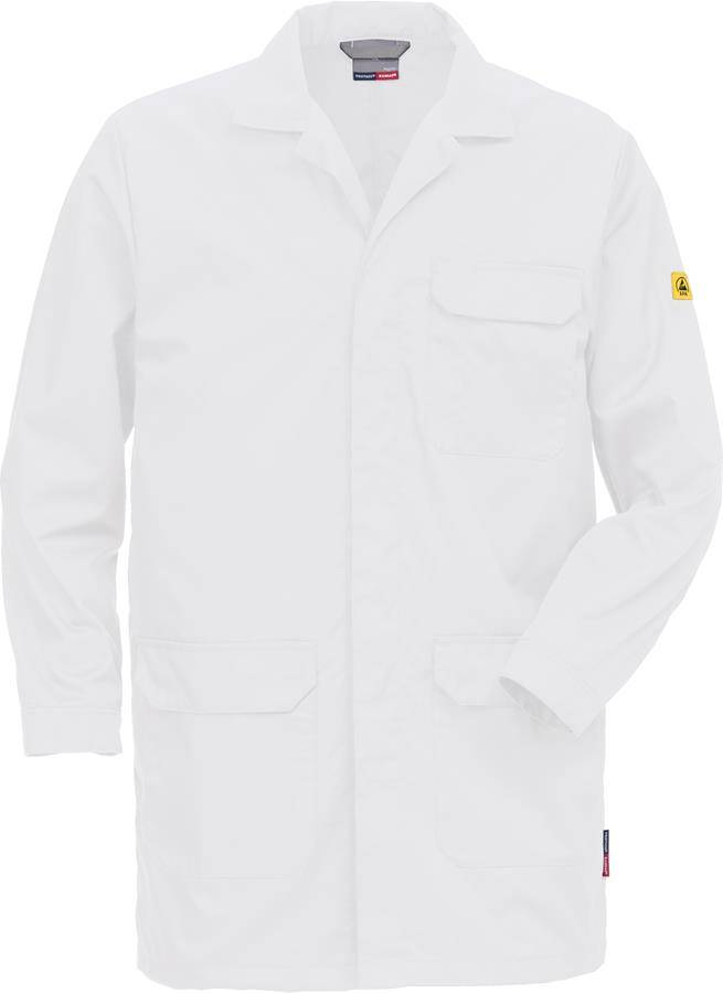 Fristads Kansas 120955-900 ESD Kittel 3080 ELP Weiß Gr.S