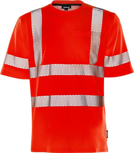 Fristads High Vis T-Shirt Kl. 2 7407 THV - Warnschutz-Rot/M 100973-330-M