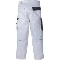 Icon Bundhose 100805-965 Gr. C54 weiß/grau, 65% Poly/35% BW ca. 295 g/m²