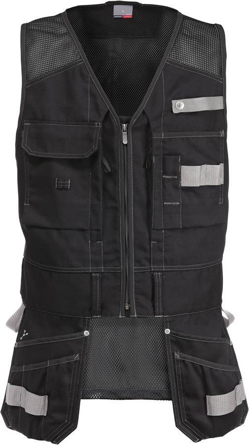 Fristads Kansas 121315-940-3XL Gen Y Handwerkerweste 5905 CYD Schwarz Gen Y