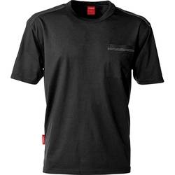 Kansas-Match T-Shirt 100779-940 Gr. L schwarz, 65%Poly/35%BW ca. 200 g/m²