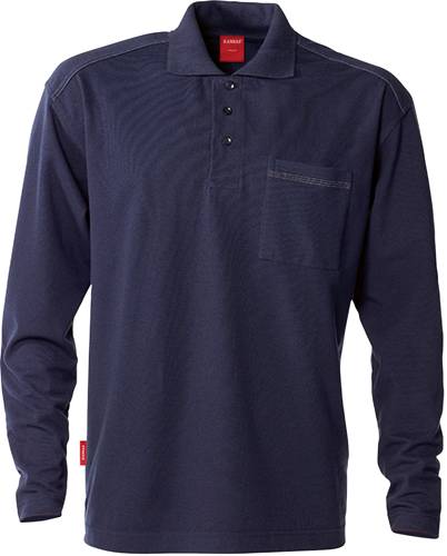 Fristads Poloshirt Langarm 7393 PM - Dunkelblau/4XL 100781-540-4XL