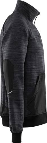 Fristads Sweatjacke 7052 SMP - Grau/Schwarz/XS 125026-896-XS