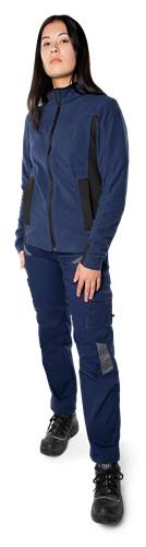Fristads Fleecejacke 4003 MFL - Grau/Schwarz/S 120966-896-S